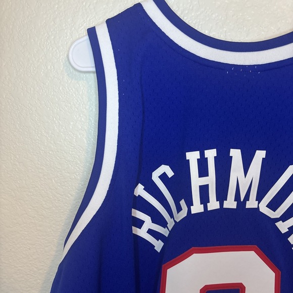 NWT Mitch Richmond Sacramento Kings 92-93 Mitchell & Ness Swingman Jersey Men 4X - Picture 11 of 16